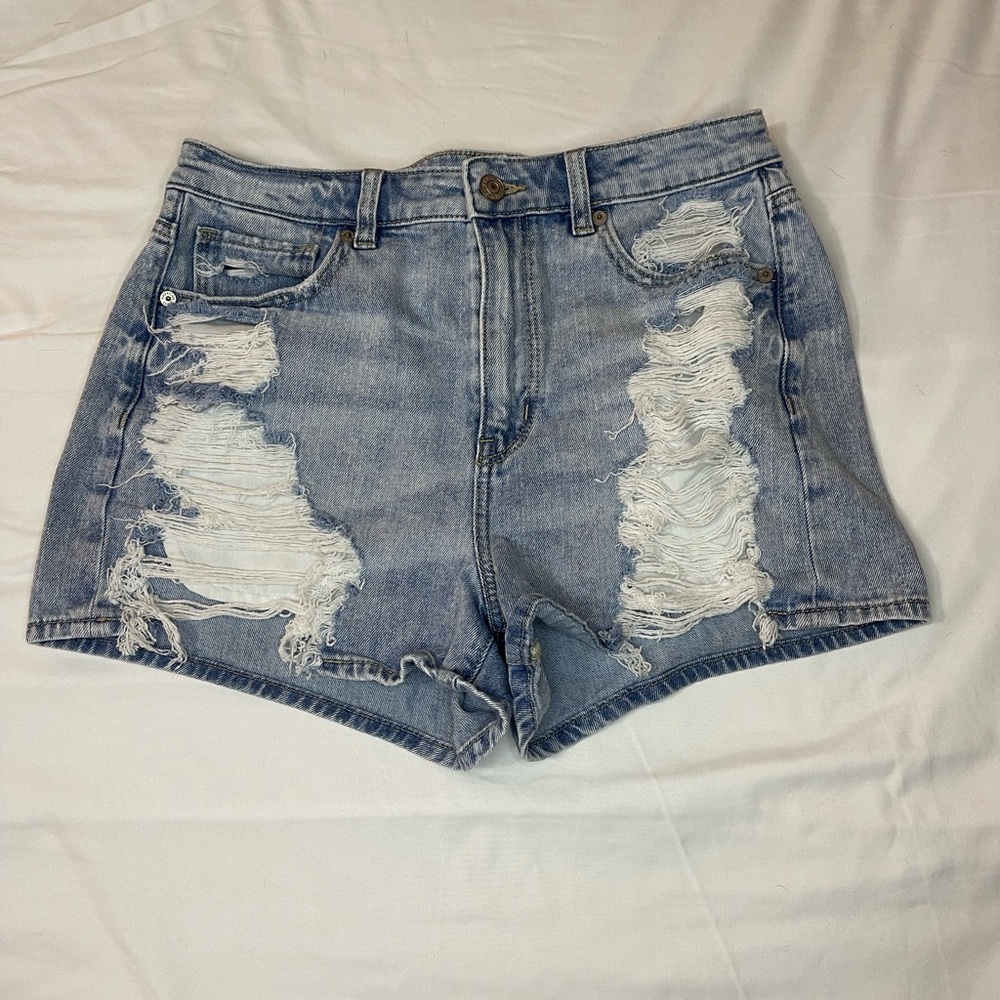 Distressed American Eagle Denim Shorts